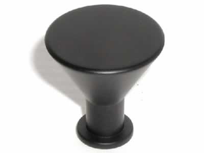 Top Knobs Nouveau Cabinet Knob in Flat Black
