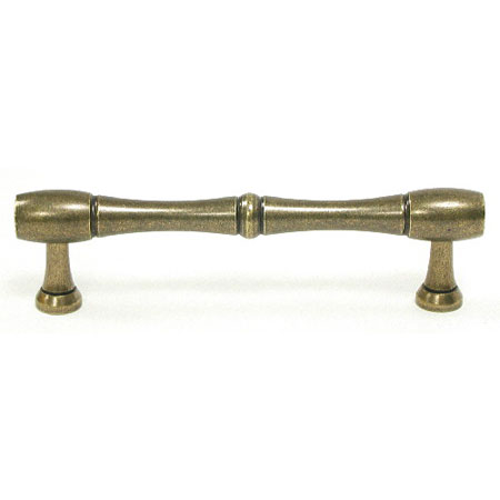 Nouveau Bamboo Pull 3 3/4 Inch (c-c) German Bronze