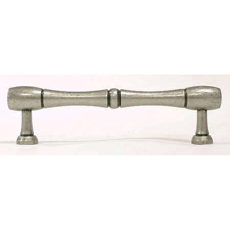 Nouveau Bamboo Pull 3 3/4 Inch (c-c) Pewter Antique