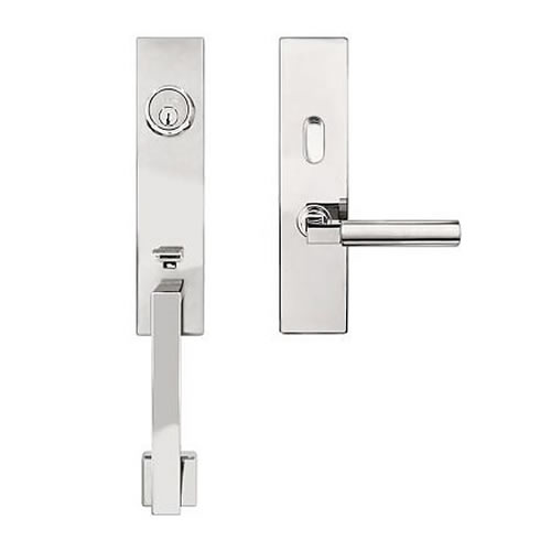 Inox Manhattan Tubular Handleset