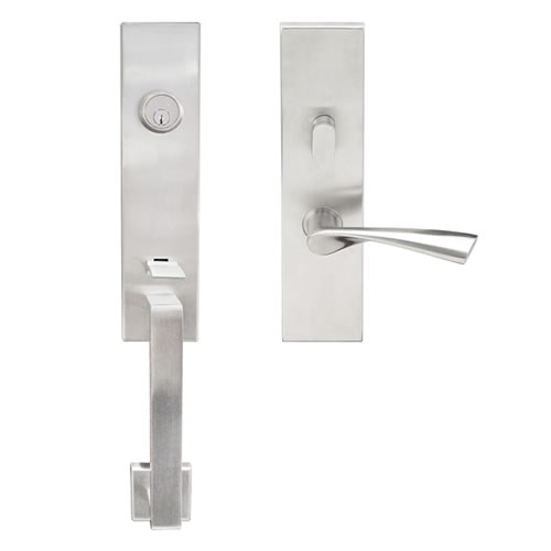 Inox Manhattan Tubular Handleset