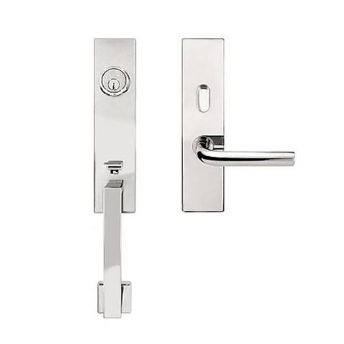 Inox Manhattan Tubular Handleset