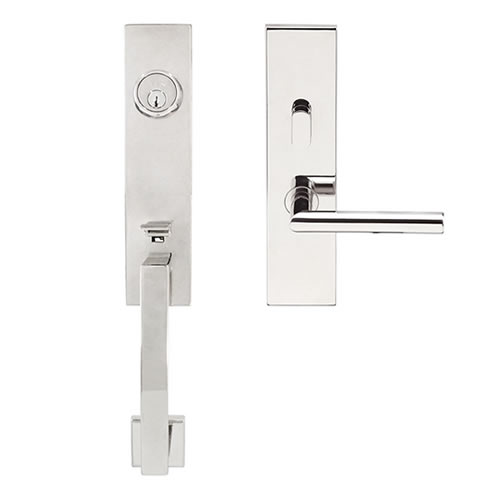Inox Manhattan Tubular Handleset
