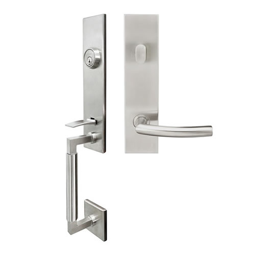 Inox Manhattan Tubular Handleset