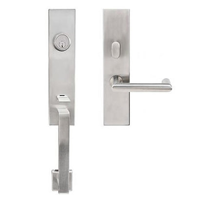 Inox Manhattan Tubular Handleset