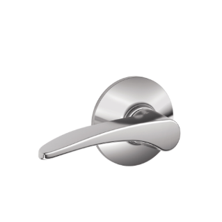Schlage Manhattan Lever - Bright Chrome