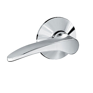 Schlage Manhattan Lever in Bright Chrome