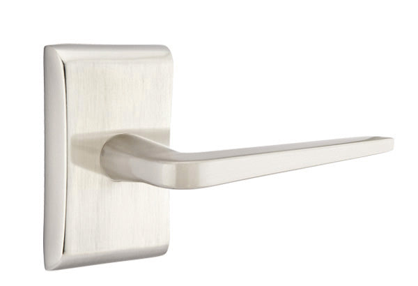 Emtek Athena Door Lever - Neos Rosette - Satin Nickel