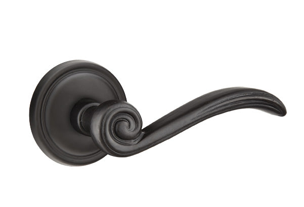 Emtek Lost Wax Medici Lever Handle with Style 12 Rosette