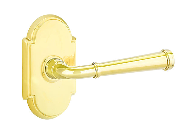 Emtek Merrimack Lever With #8 Rosette Solid Brass