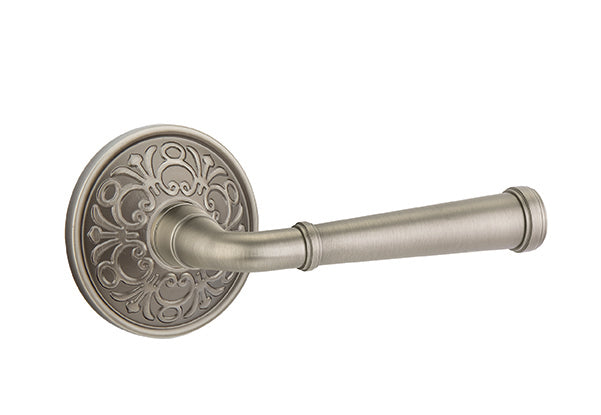 Emtek Merrimack Lever With Lancaster Rosette Pewter