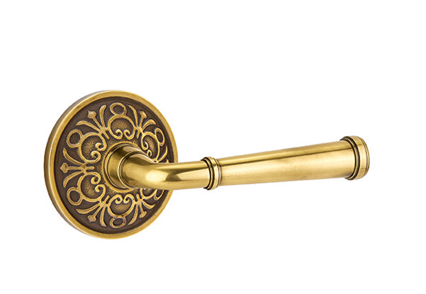 Emtek Merrimack Lever With Lancaster Rosette French Antique
