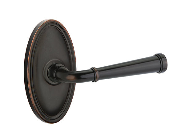Emtek Merrimack Lever With Oval Rosette Oil Rubbed Bronze