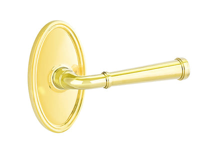 Emtek Merrimack Lever With Oval Rosette Solid Brass