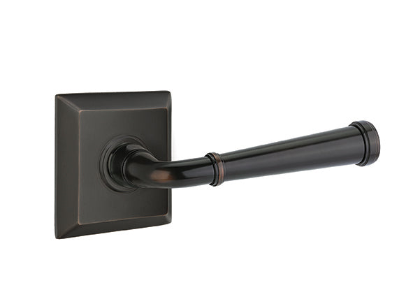 Emtek Merrimack Lever With Quincy Rosette Oil Rubbed Bronze
