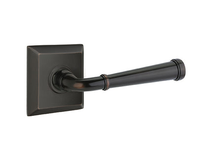 Emtek Merrimack Lever With Quincy Rosette Oil Rubbed Bronze
