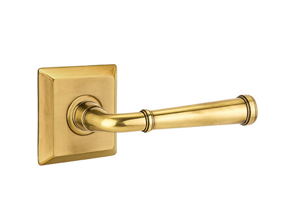 Emtek Merrimack Lever With Quincy Rosette French Antique