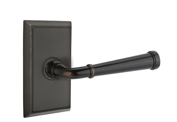 Emtek Merrimack Lever With Rectangular Rosette Oil Rubbed Bronze