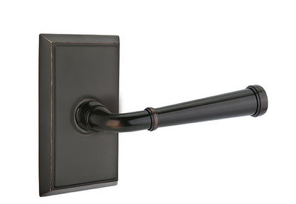Emtek Merrimack Lever With Rectangular Rosette Oil Rubbed Bronze