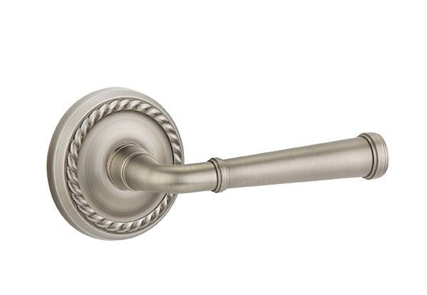 Emtek Merrimack Lever With Rope Rosette Pewter