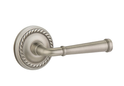 Emtek Merrimack Lever With Rope Rosette Pewter
