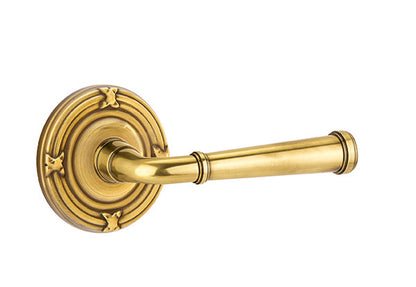 Emtek Merrimack Lever With Ribbon And Reed Rosette French Antique