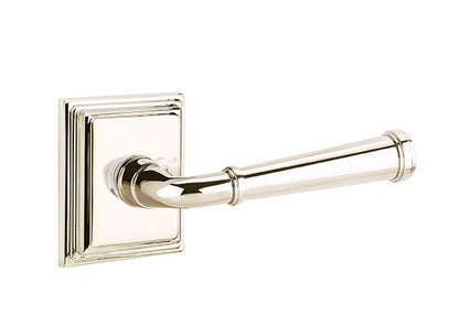 Merrimack Lever with Wilshire Rosette - Polished Nickel