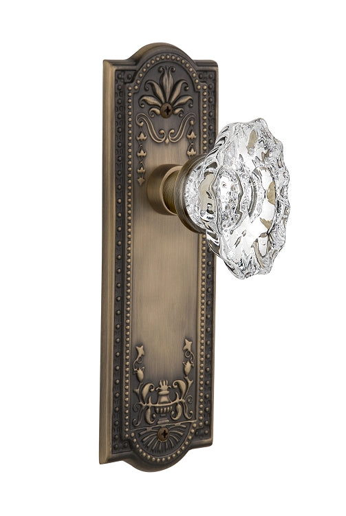 Nostalgic Warehouse Meadows Plate with Chateau Knob