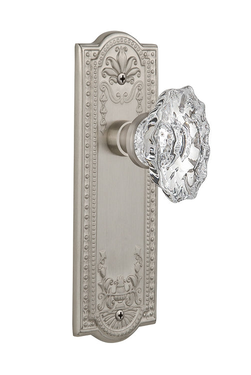 Nostalgic Warehouse Meadows Plate with Chateau Knob