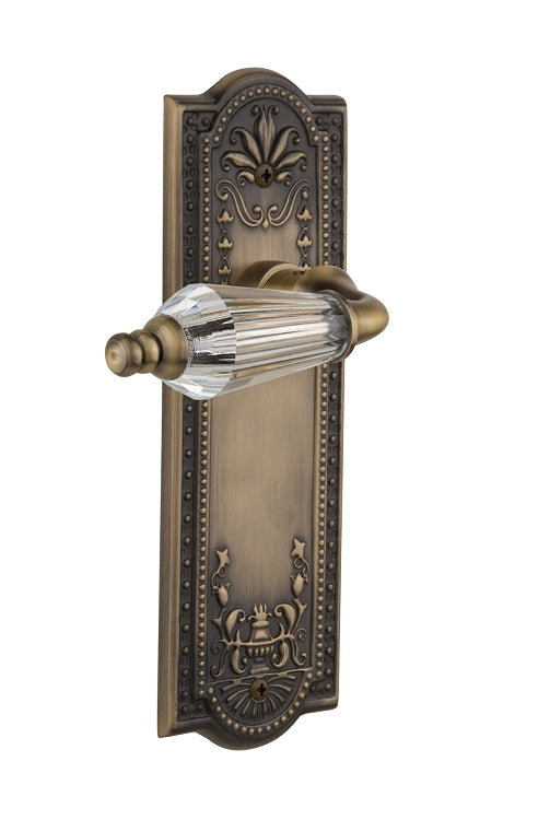 Nostalgic Warehouse Meadows Plate with Parlour Knob