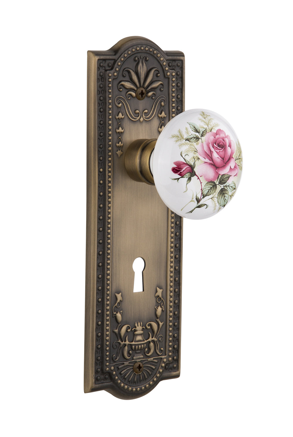 Antique Brass ( All Mortise Come W/ Keyhole )