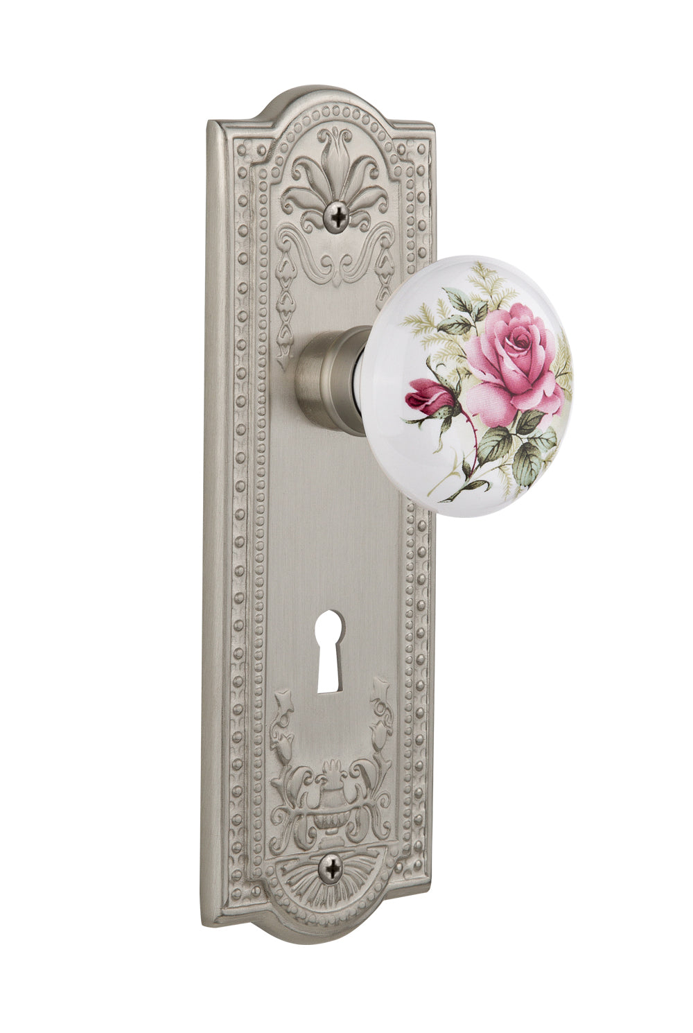 Satin Nickel ( All Mortise Come W/ Keyhole )