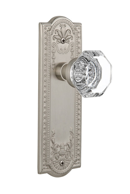 Nostalgic Warehouse Meadows Plate with Waldorf Knob