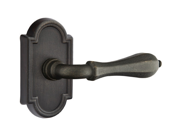 Emtek Octagon Lever Medium Bronze Style 11 Rosette