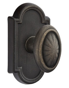 Emtek Lost Wax Parma Door Knob with Style 11 Rosette