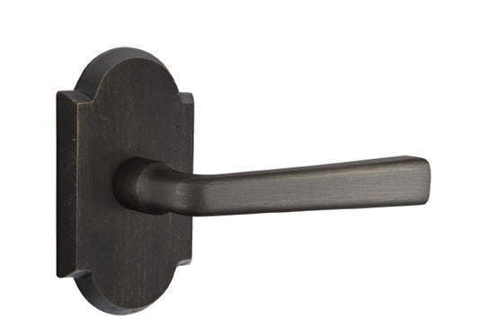 Emtek Sandcast Bronze Cimarron Lever - Style 1 Rosette - Medium Bronze