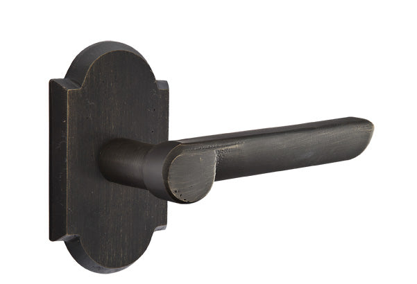 Emtek Aurora Lever Medium Bronze-Style 1 Rosette