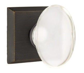 Emtek Hampton Knob Medium Bronze Style 6 Rosette 