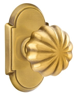 Emtek Melon Knob with #8 Rosette