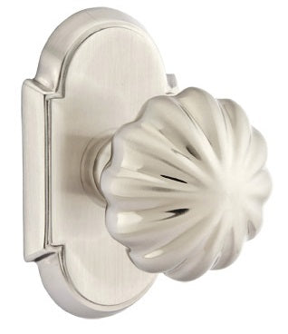 Emtek Melon Knob with #8 Rosette