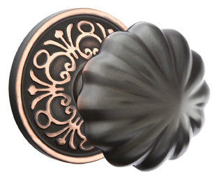 Emtek Melon Knob - Lancaster Rosette