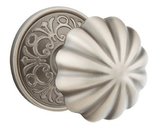 Emtek Melon Knob - Lancaster Rosette