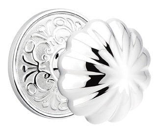 Emtek Melon Knob - Lancaster Rosette