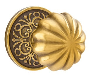 Emtek Melon Knob - Lancaster Rosette
