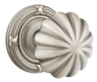 Emtek Melon Knob - Ribbon and Reed Rosette