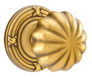 Emtek Melon Knob - Ribbon and Reed Rosette