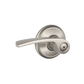 Schlage Merano Privacy Lever-Satin Nickel 