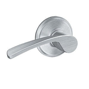 Schlage Merano Lever in Satin Chrome