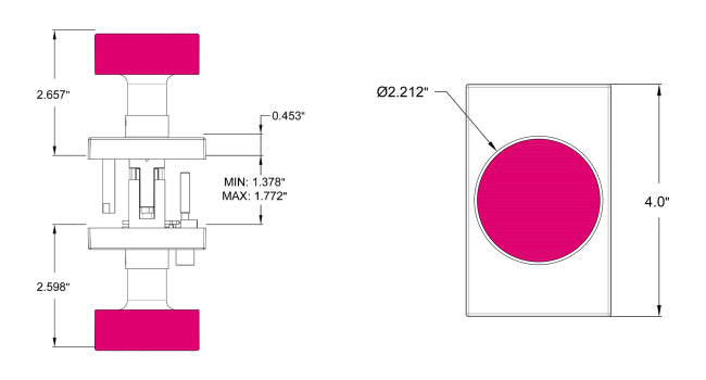 Laura Door Knob Measurements
