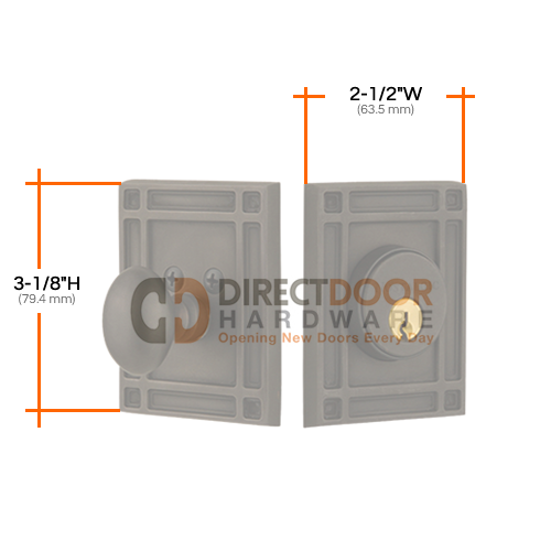 Nostalgic Warehouse Mission Single Cylinder Deadbolt